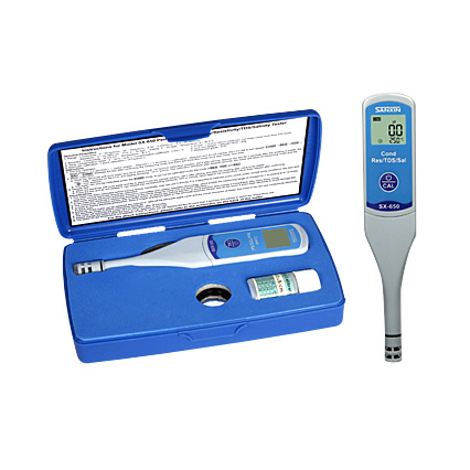 上海三信筆式電導率/TDS/鹽度/電阻率儀SX650